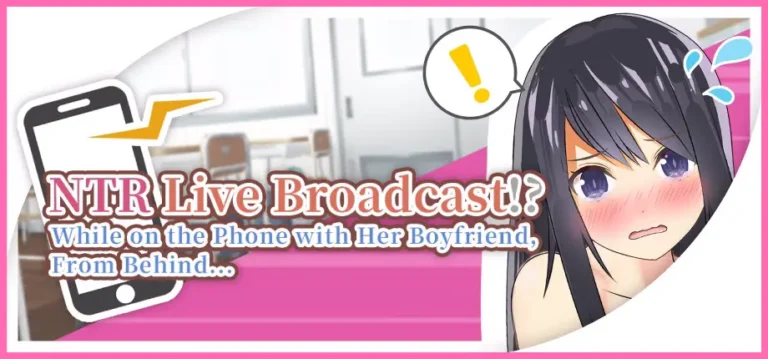 NTR Live Broadcast!? While on Phone with Her Boyfriend, From Behind… cover