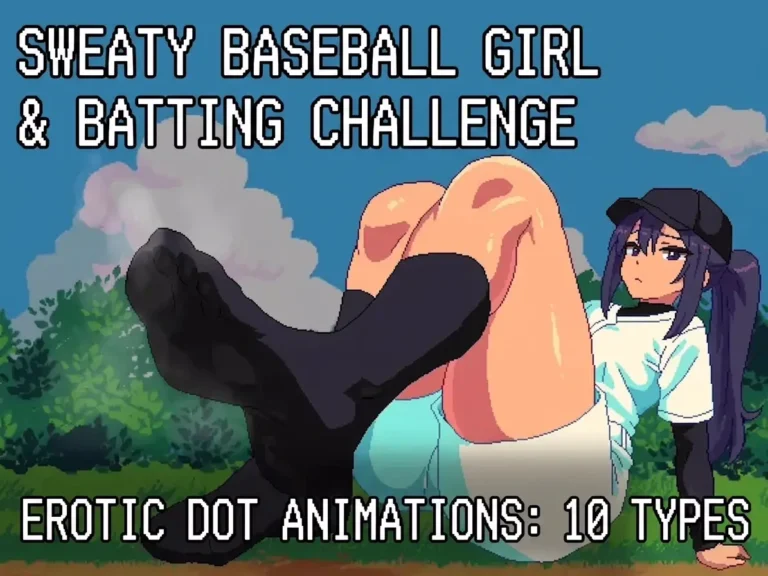 Sweaty Baseball Girl And Batting Challenge cover