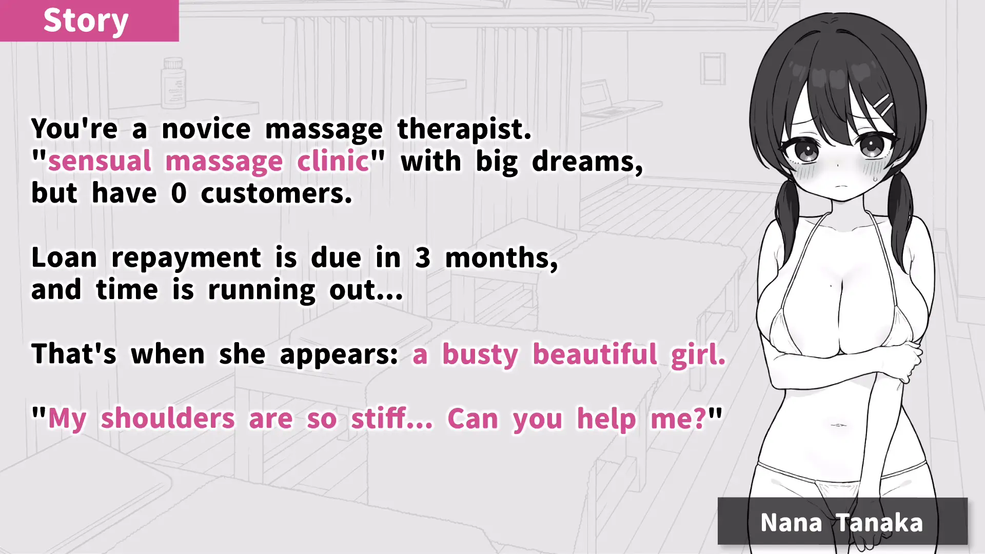 DokiDoki! Hentai Massage hentai game screenshot 2