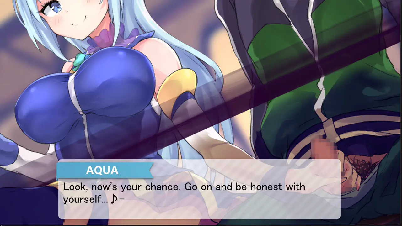 Give the Taste of Defeat to This Loose Goddess! ~I’ll Never Succumb to a Slut’s Seduction ADV~ hentai game screenshot 1