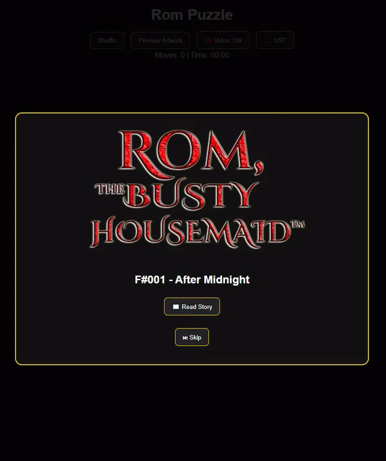 Rom, The Busty Housemaid – Story Puzzle Collection | F# Series hentai game screenshot 2